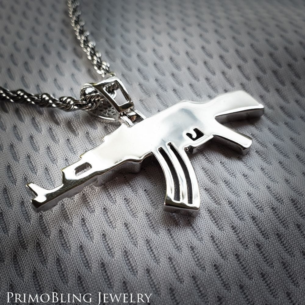 Machine Gun Necklace - Picture 3 of 4
